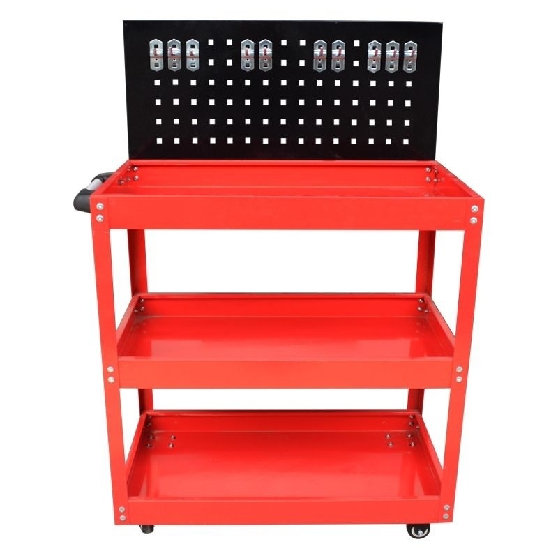 Workshop Tools Shelf - รถเข็นเครื่องมือ กล่องเครื่องมือ รถเข็นสามชั้น อู่ซ่อมรถยนต์ อะไหล่อเนกประสงค์ อุปกรณ์รถยนต์