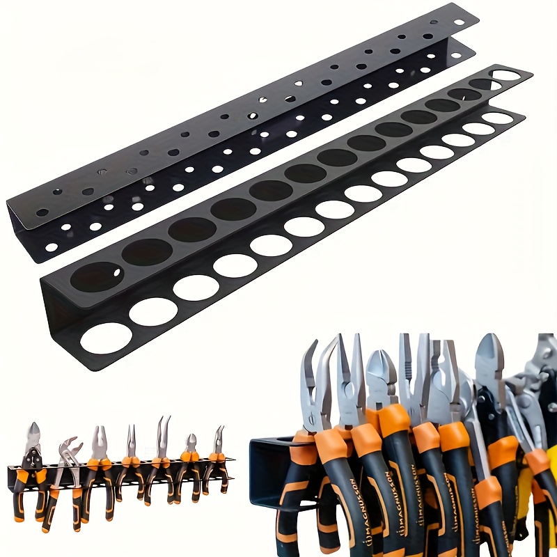 Workshop Tools On Wall - ชั้นวางเก็บเครื่องมืออเนกประสงค์ติดผนังสำหรับโรงรถ 1 ชิ้น เหมาะสำหรับเก็บไขควงและคีมโลหะ