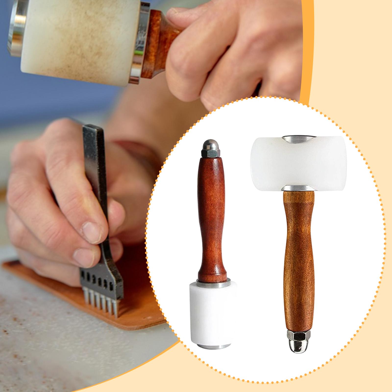 Mallet Wood Carving - ค้อนแกะสลักหนัง คุณภาพพรีเมียม ทนทาน เครื่องมือหนัง DIY ค้อนไนลอนสำหรับงานหนัง
