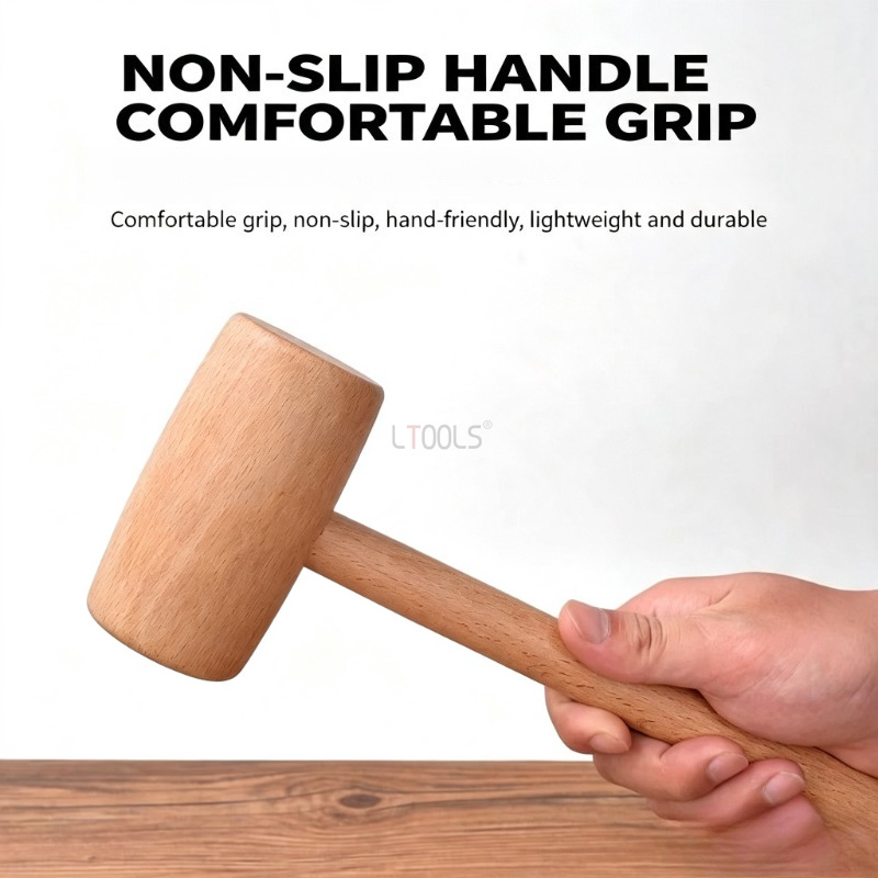 Mallet Wood Carving - ค้อนไม้เนื้อแข็งขนาดเล็ก เครื่องมือตอกไม้สำหรับงานช่างไม้ งาน DIY งานฝีมือ งานประกอบชิ้นงานไม้