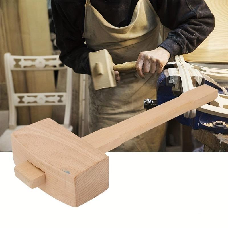 Mallet Wood Carving - ค้อนไม้บีช DIY 1 ชิ้น สำหรับงานไม้ ค้อนช่างไม้