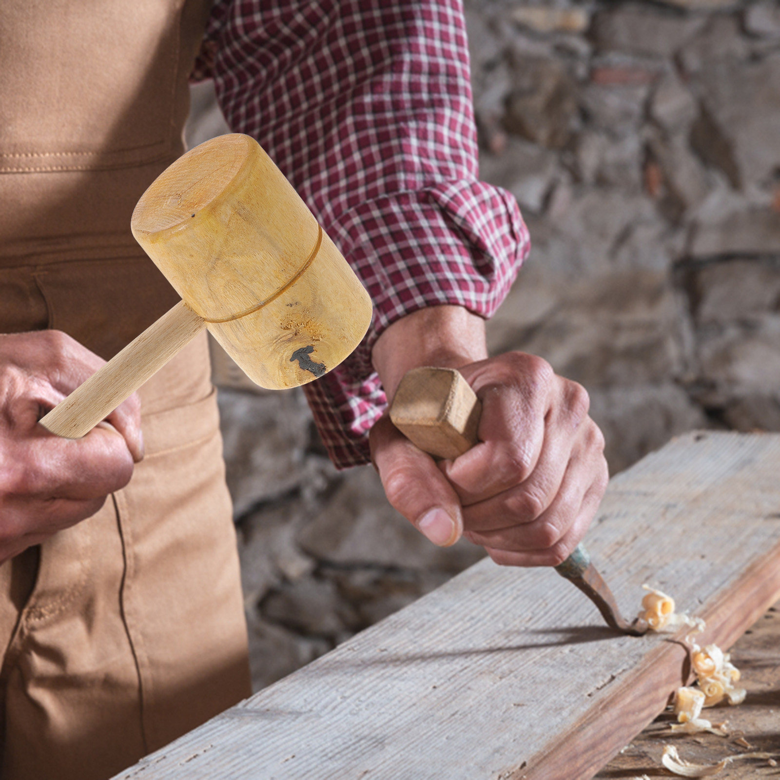 Mallet Wood Carving - ค้อนไม้โรสวูดคุณภาพพรีเมียม ค้อนไม้เนื้อแข็งสำหรับงานไม้ เครื่องมือช่างไม้ ค้อนสกัดไม้ งานแกะสลักไม้ และงาน