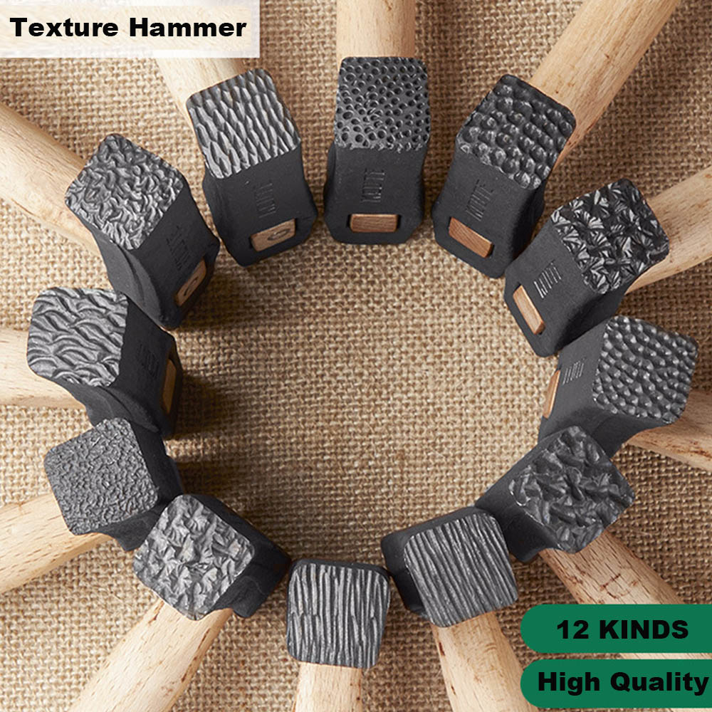 Mallet Wood Carving - ค้อนลายโลหะด้ามไม้ สำหรับงานเครื่องประดับ ซ่อมแซม และงานแกะสลัก DIY