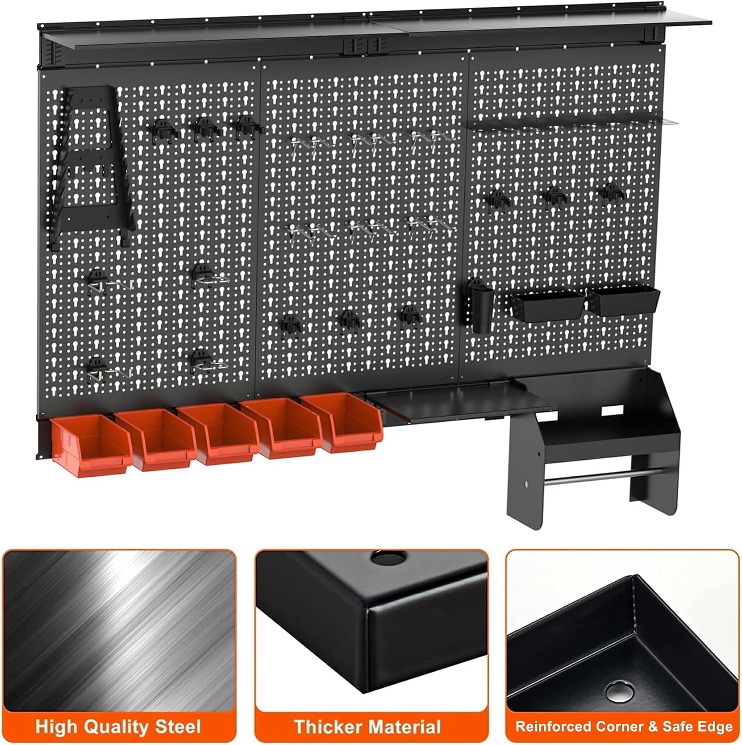 ชุดแผงจัดระเบียบติดผนังแบบแผ่น - Workshop Tools Shelf บทวิจารณ์และราคา