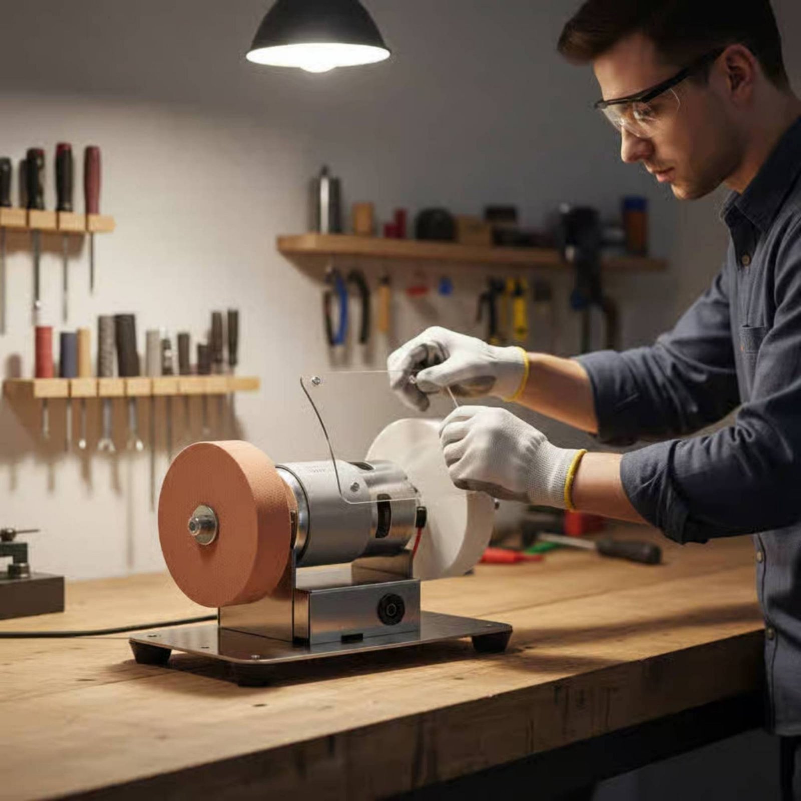 เครื่องเจียรมินิแบบตั้งโต๊ะอเน - Power Tools In Workshop บทวิจารณ์และราคา