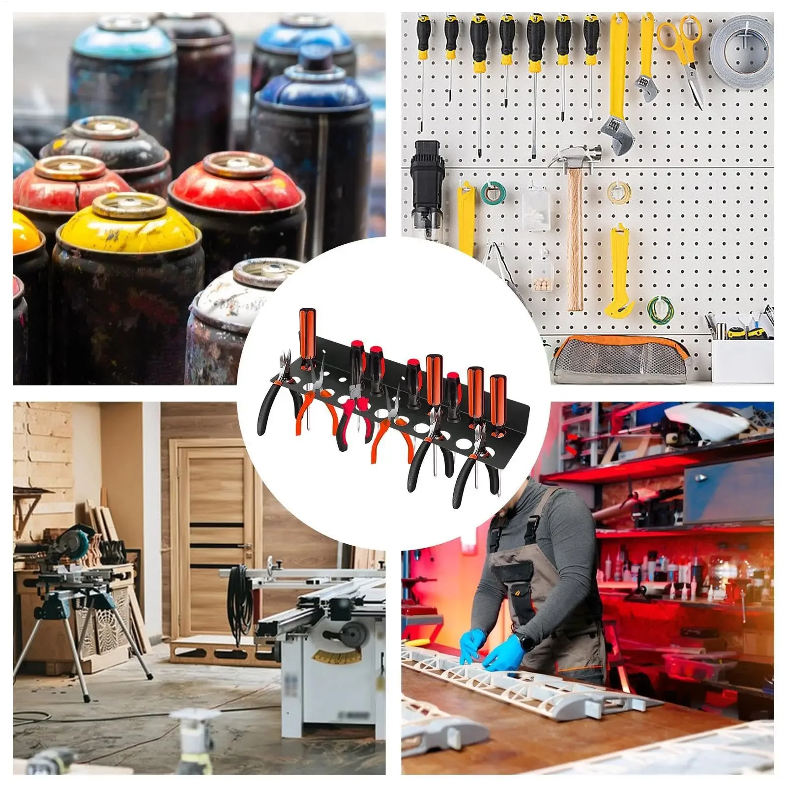 ไขควงเครื่องมือOrganizerผู้ถือ - Workshop Tools Shelf บทวิจารณ์และราคา