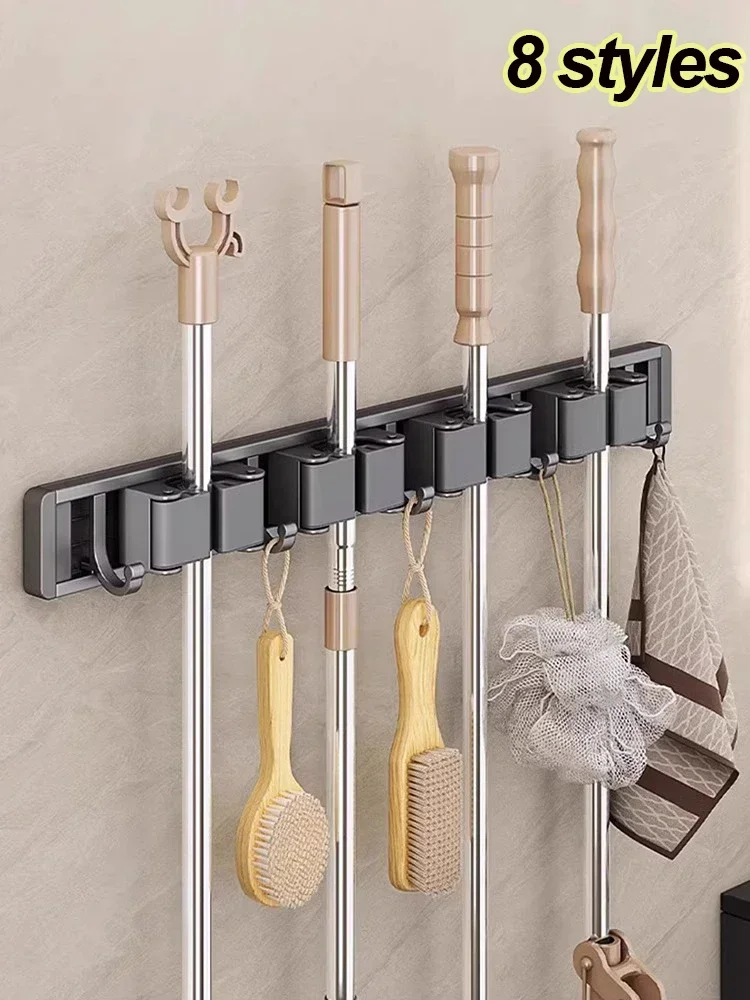 ที่แขวนไม้ถูพื้นและไม้กวาดไม้ถ - Workshop Tools On Wall บทวิจารณ์และราคา