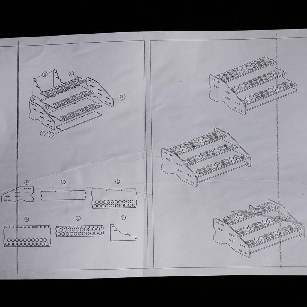 ชั้นวางสีไม้แบบมีช่องหลายช่องส - Workshop Tools Shelf บทวิจารณ์และราคา