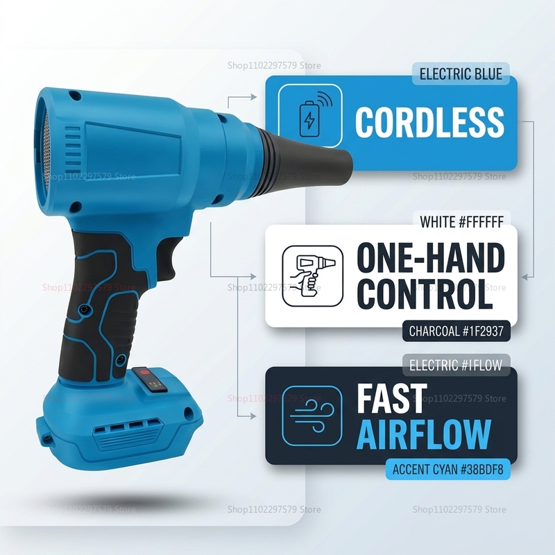 เครื่องเป่าลมไร้สาย 18V แบบไร้ - Workshop Electric Tools บทวิจารณ์และราคา